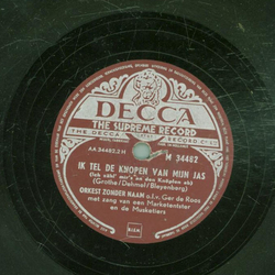 Orkest Zonder Naam - Het Lied van de Ijssel / Ik tel de...