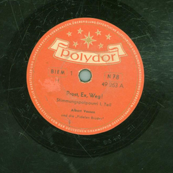 Albert Vossen - Prost, Ex, Weg!  Stimmungspotpourri Teil...