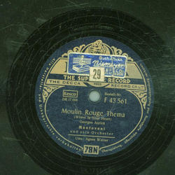 Mantovani und sein Orchester - Agnes Walzer / Moulin Rouge Thema