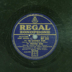 Hanwell Salvation Army Songsters - My humble cry / (a)...