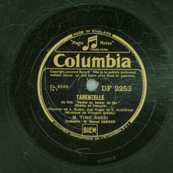 M. Tino Rossi - Tarentelle / Ecoutez les mandolines 