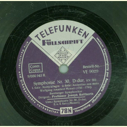 Professor Joseph Keilberth - Symphonie Nr.30, D-dur 1. u....