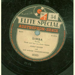 Horst Winter - Simba / Schade, gestern warst du s wie...