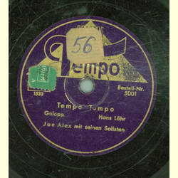 Jo Alex mit seinen Solisten - Tanzende Finger / Tempo-Tempo