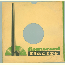 Original Homocord Cover für 25er Schellackplatten A3 C