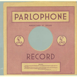 Original Parlophone Cover für 25er Schellackplatten A7 C