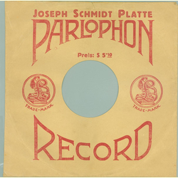 Original Parlophon Cover für 25er Schellackplatten A8 B