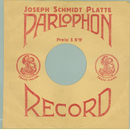 Original Parlophon Cover fr 25er Schellackplatten A8 B