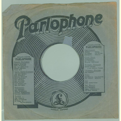 Original Parlophone Cover für 25er Schellackplatten A9 C