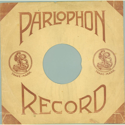 Original Parlophon Cover für 25er Schellackplatten A11 C