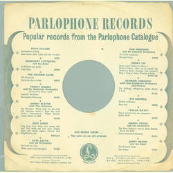 Original Parlophone Cover für 25er Schellackplatten A12 B