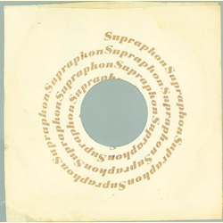 Original Supraphon Cover für 25er Schellackplatten A3 B