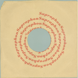 Original Supraphon Cover fr 25er Schellackplatten A5 B