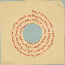 Original Supraphon Cover für 25er Schellackplatten A5 B