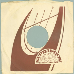 Original Supraphon Cover für 25er Schellackplatten A6 C