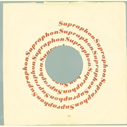 Original Supraphon Cover für 25er Schellackplatten A7 B