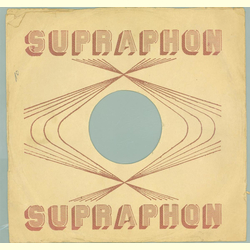 Original Supraphon Cover für 25er Schellackplatten A9 B