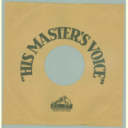 Original HMV Cover für 25er Schellackplatten A11 C