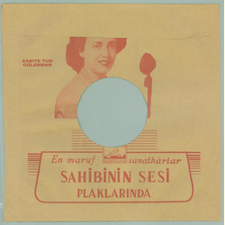 Original HMV Cover für 25er Schellackplatten A24 A