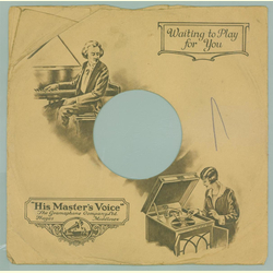Original HMV Cover für 25er Schellackplatten A30 C