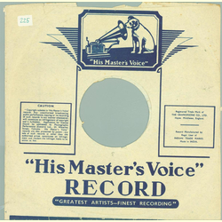 Original HMV Cover für 25er Schellackplatten A42 C