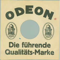 Original Odeon Cover für 25er Schellackplatten A7 B