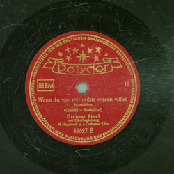 Dietmar Kivel mit Chorbegleitung - Kleine Winzerin vom Rhein / Wenn du von mir nichts wissen willst