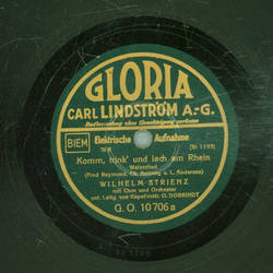 Wilhelm Strienz mit Chor - Komm, trink und lach am Rhein...