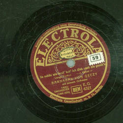 Barnabas von Geczy Orch. - So schn wie heut hab ich dich...