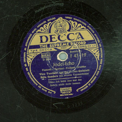 Vico Torriani - Ich kann nun mal das Jodeln nicht mehr lassen / Jodel-Echo