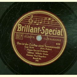 Paul Hagedorn - Das ist der Zauber einer Sommernacht /...