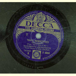 Hatchetts Swingtette - Wrap Yourself In Cotton Wool / Tahiti Rendezvous