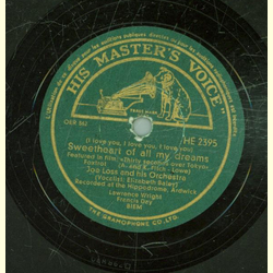 Joe Loss - Sweetheart of all my dreams / Jenny