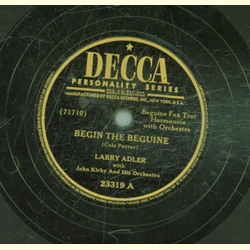 Larry Adler - Begin the beguine / Hand to mouth boogie