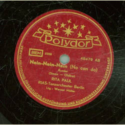 Rita Paul - Nein - Nein - Nein / Bim-Bam-Bum