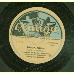 Peter Rebhuhn - Amor, Amor / Schwarzer Panther