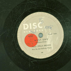 Stella Brooks - West End / As long as I live