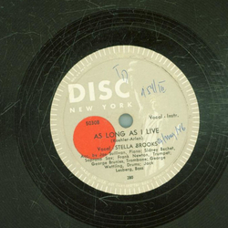 Stella Brooks - West End / As long as I live