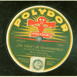 Max Kuttner - Der Orlow Da nehm ich meine kleine...