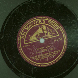 Johnny Doods Washboard Band - Weary City / Bull fiddle blues