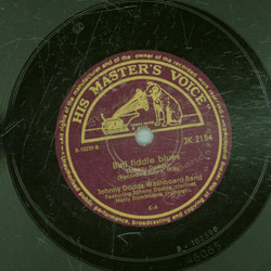 Johnny Doods Washboard Band - Weary City / Bull fiddle blues