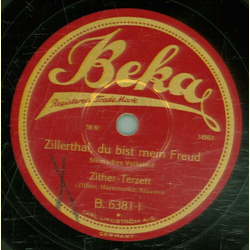 Zither-Terzett - Zillerthal, du bist mein Freund /...