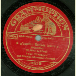 Paul Hrbiger - Schrammeln, spielt ma no an Tanz / A gsunder Rausch tuats a