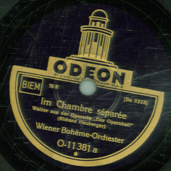 Wiener Bohme-Orchester - Im Chambre spare / Nachtschwrmer