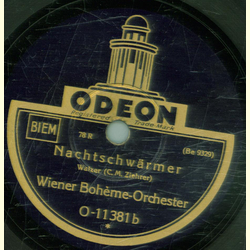Wiener Bohme-Orchester - Im Chambre spare / Nachtschwrmer