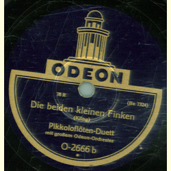 Pikkoloflten-Duett - Die Grasmcken / Die beiden kleinen Finken