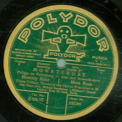 Franz Vlker - Monatsrose / Wilde Rose