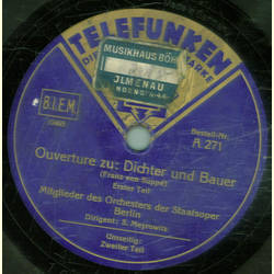 Mitglieder des Orchester der Staatsoper Berlin - Ouverture zu: Dichter und Bauer Teil I und II