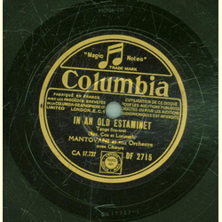 Mantovani - In an old estaminet / Give me my ranch