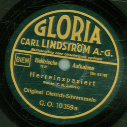 Original Dietrich-Schrammeln - Herreinspaziert / Gromtterchen